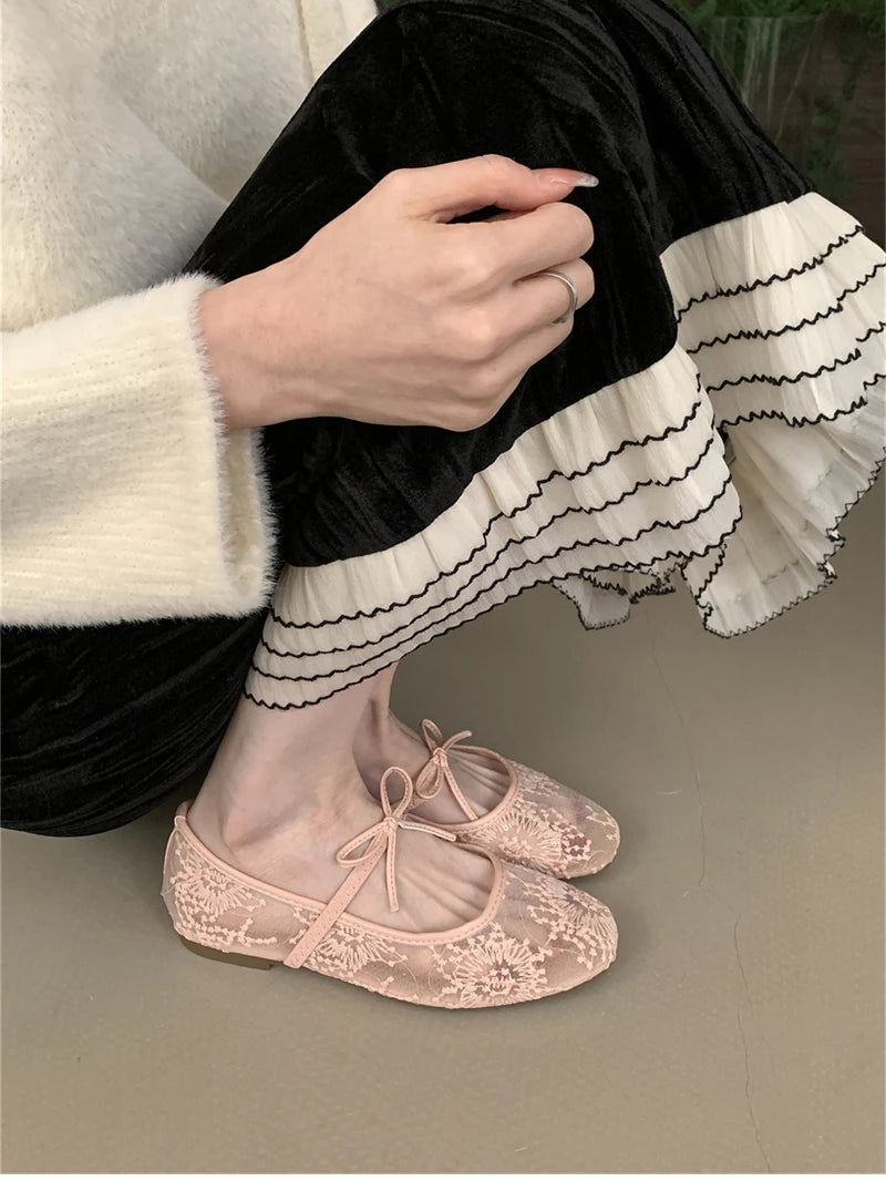 Ballerine ricamo