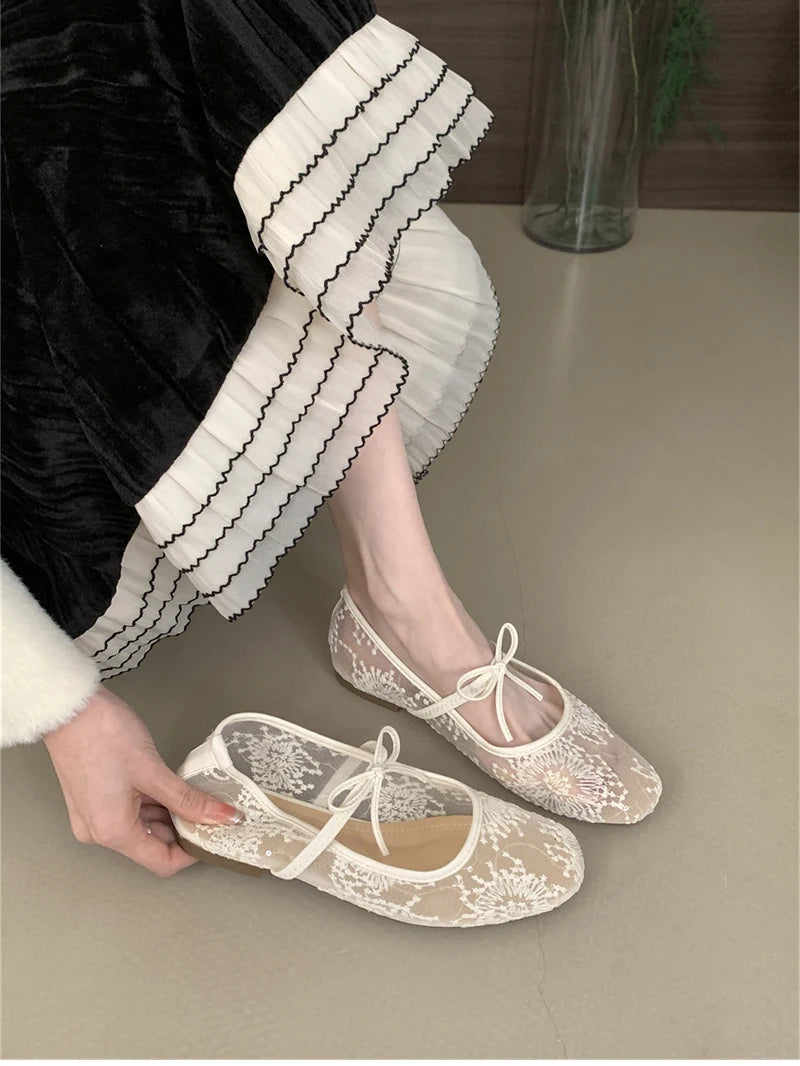 Ballerine ricamo