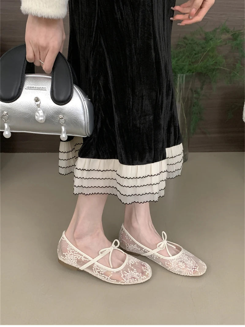 Ballerine ricamo
